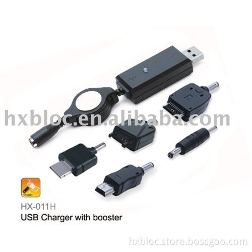 Retractable USB charger